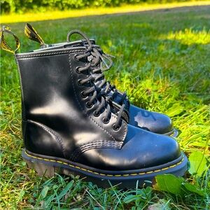 Dr. Martens Black Leather Boots